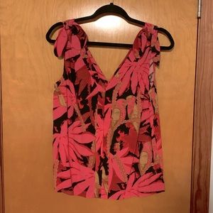 Tropical Sleeveless Blouse from J. Crew
